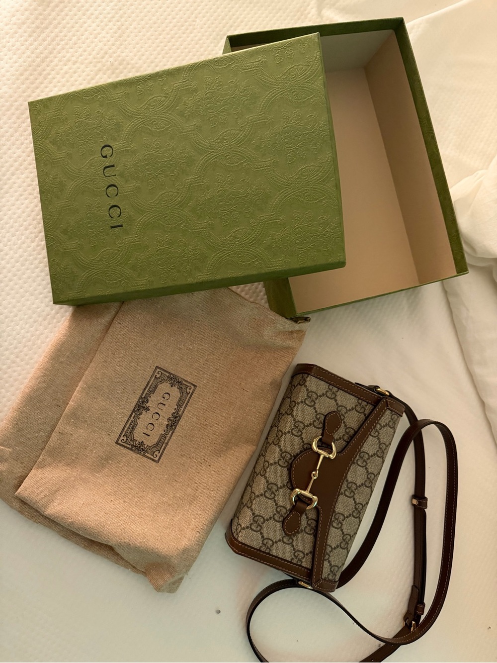 Gucci GG Canvas Horsbit Mini